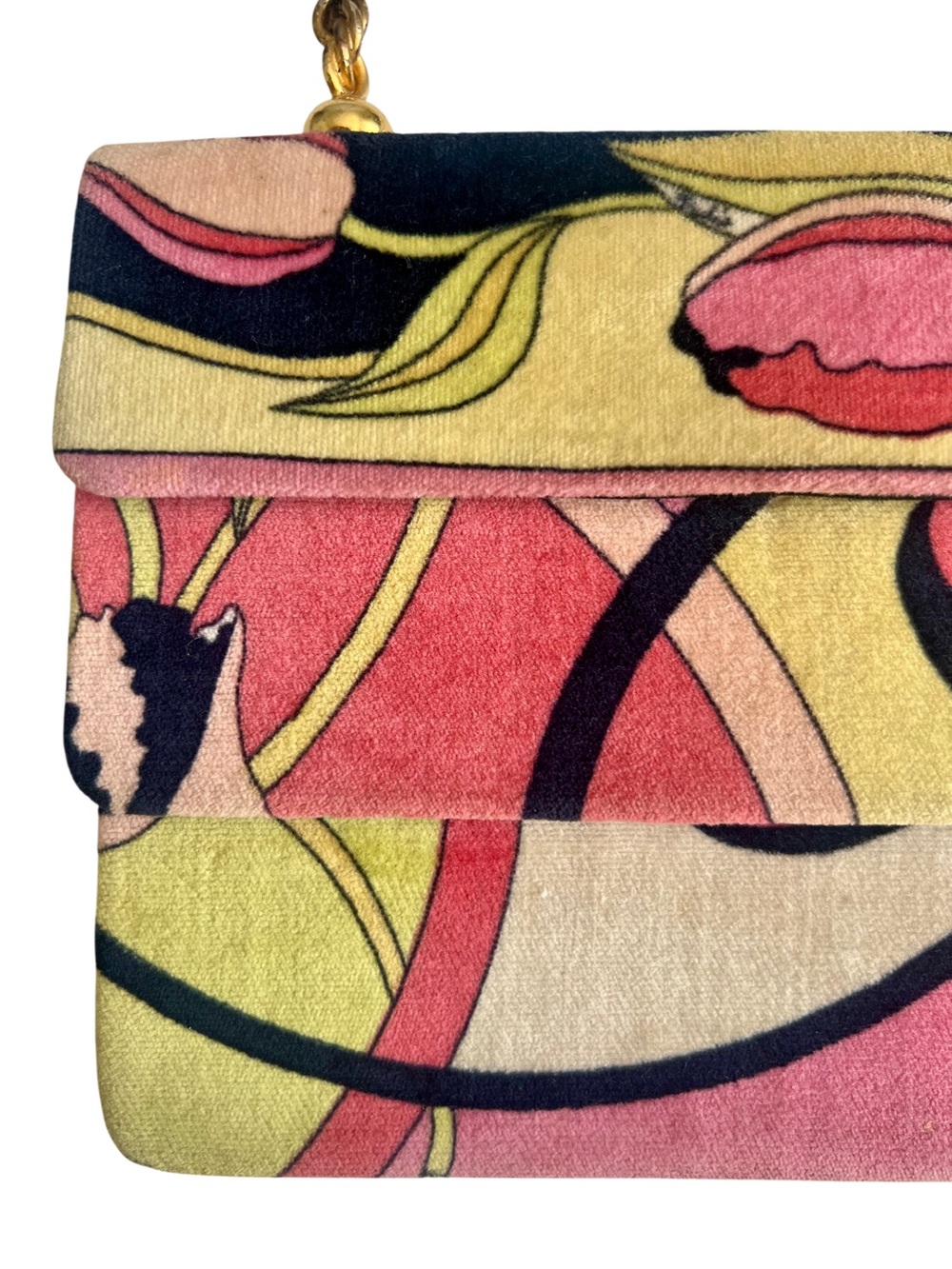 Vintage 60s Emilio Pucci Velvet Bag - Picture 8 of 16